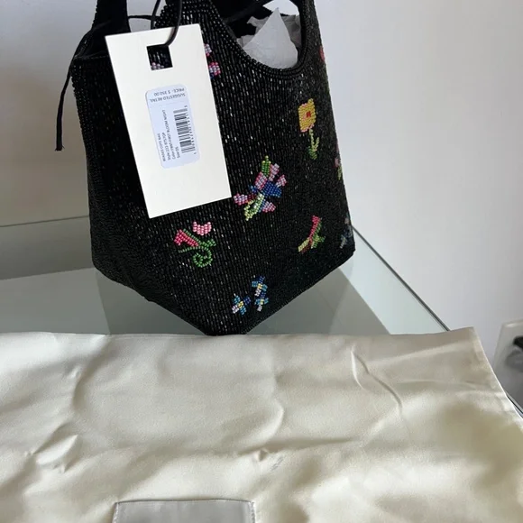 STAUD First Bloom Night Beaded Cote Bag - Picture 5 of 11